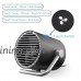 USB Table Fan  Volador Portable Personal Mini Desk Fan  PC/Laptop Cooling Fan for Home  Office  Travel (Touch Control  Dual Motor Driver  Double Blades  Whisper Quite)-Black - B071P52CVB